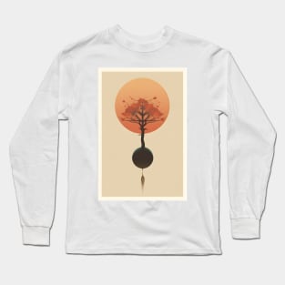 Japanese Inspired Design Long Sleeve T-Shirt